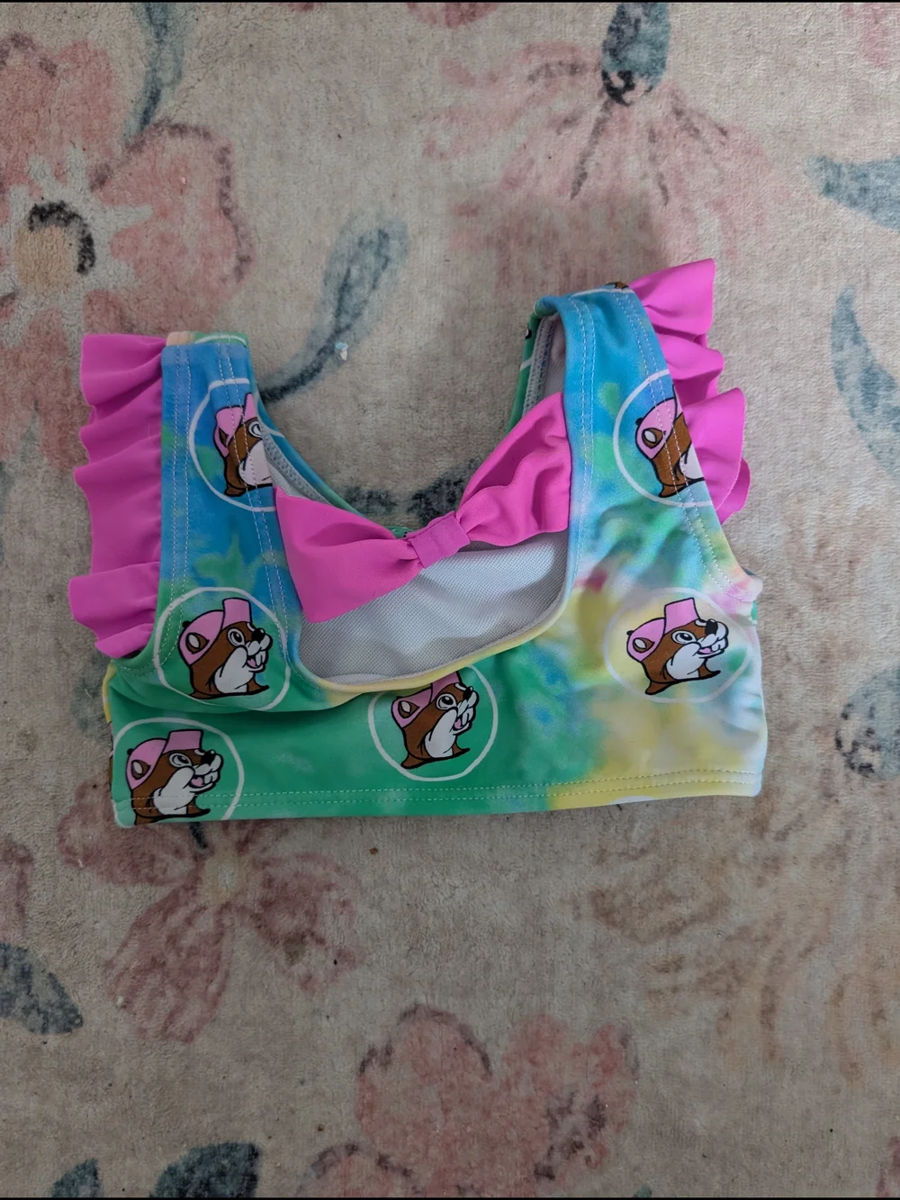 💥3/$24 Buc-ee's Logo Baby Girl 2 Piece Swim - Picture 5 of 5